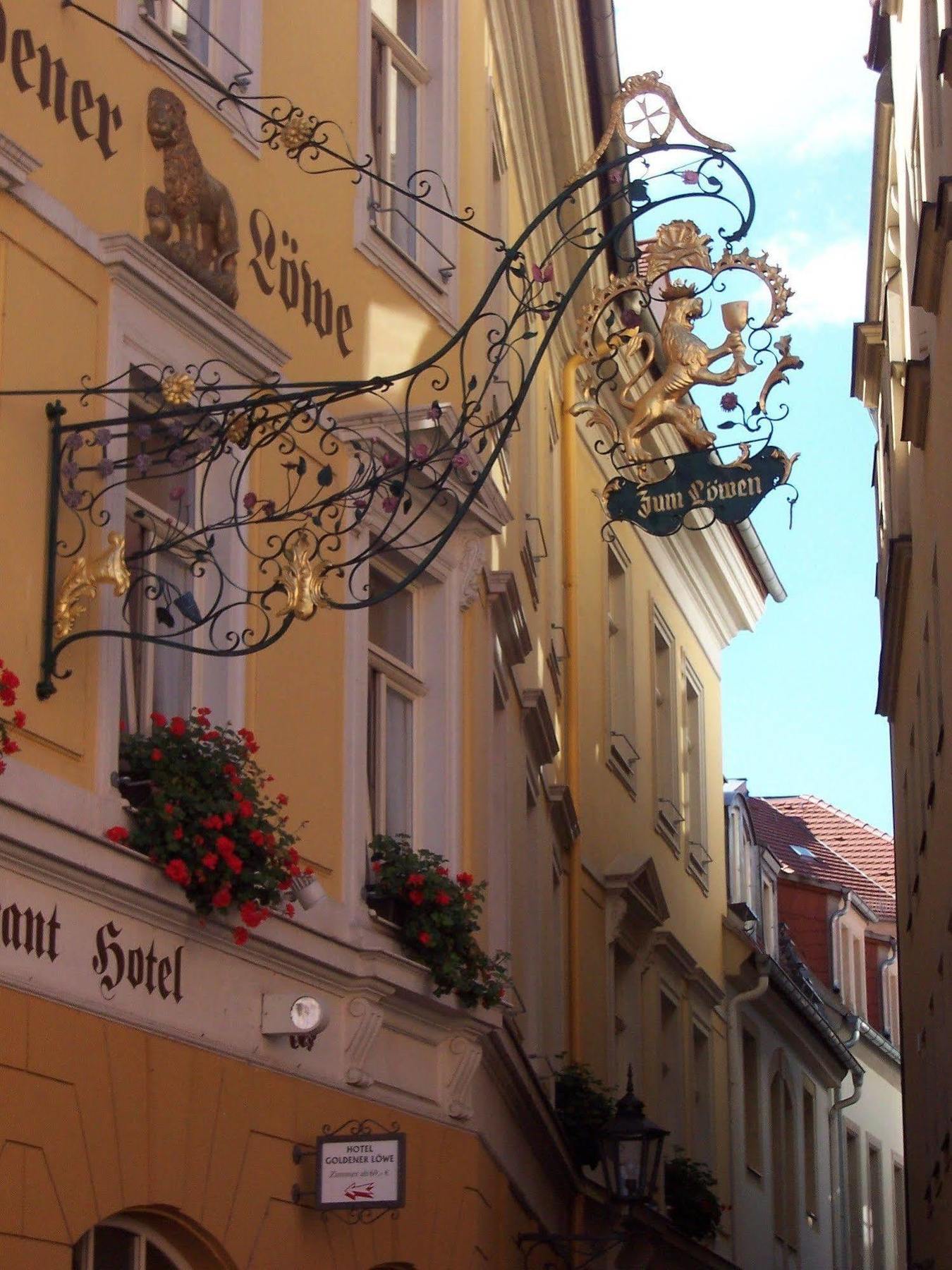 Hotel Goldener Loewe Майсен Екстериор снимка